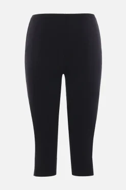 Pantaloni>TOTEME pantalone capri in jersey compatto Nero