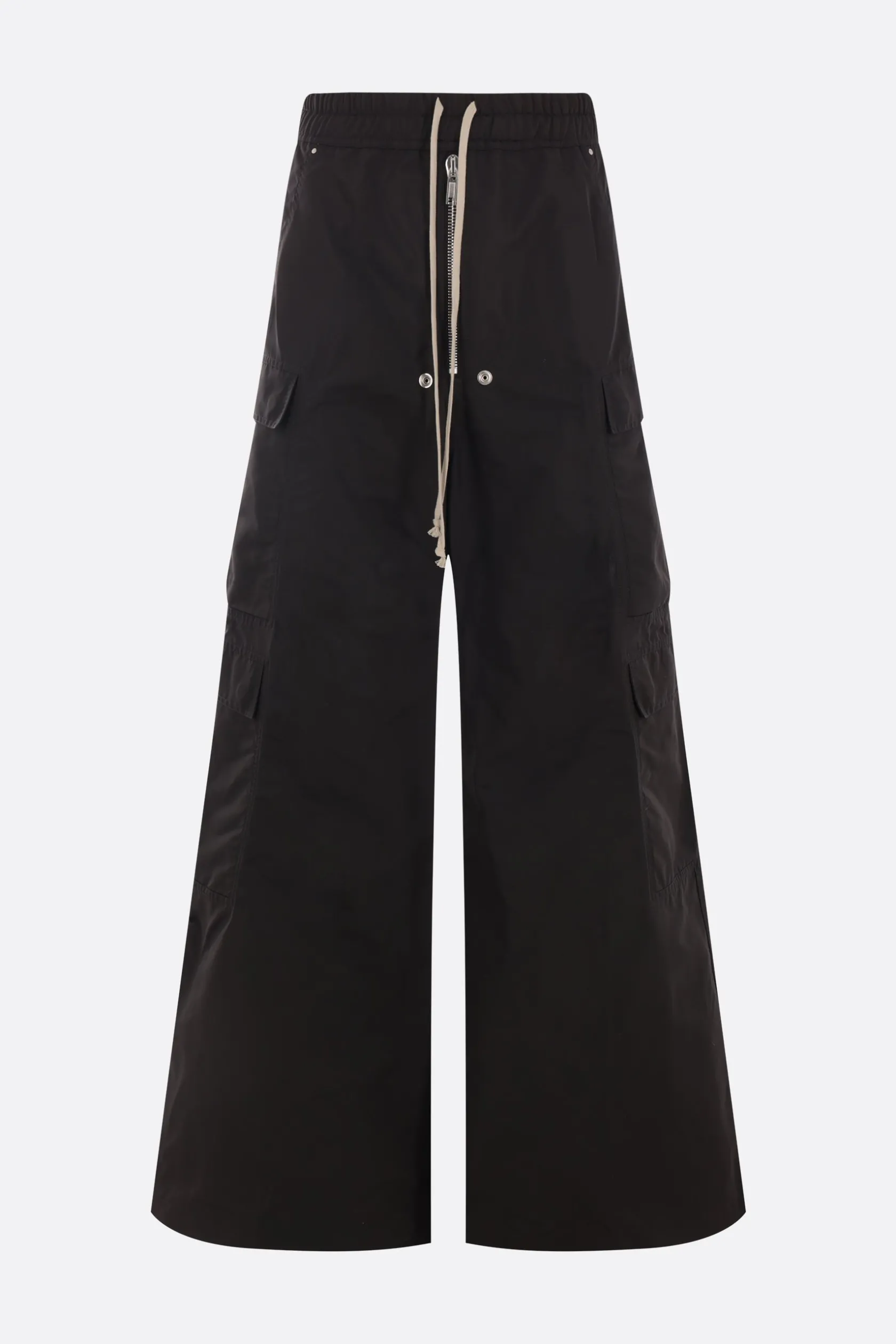 Pantaloni>RICK OWENS pantalone cargo Belas in nylon Nero