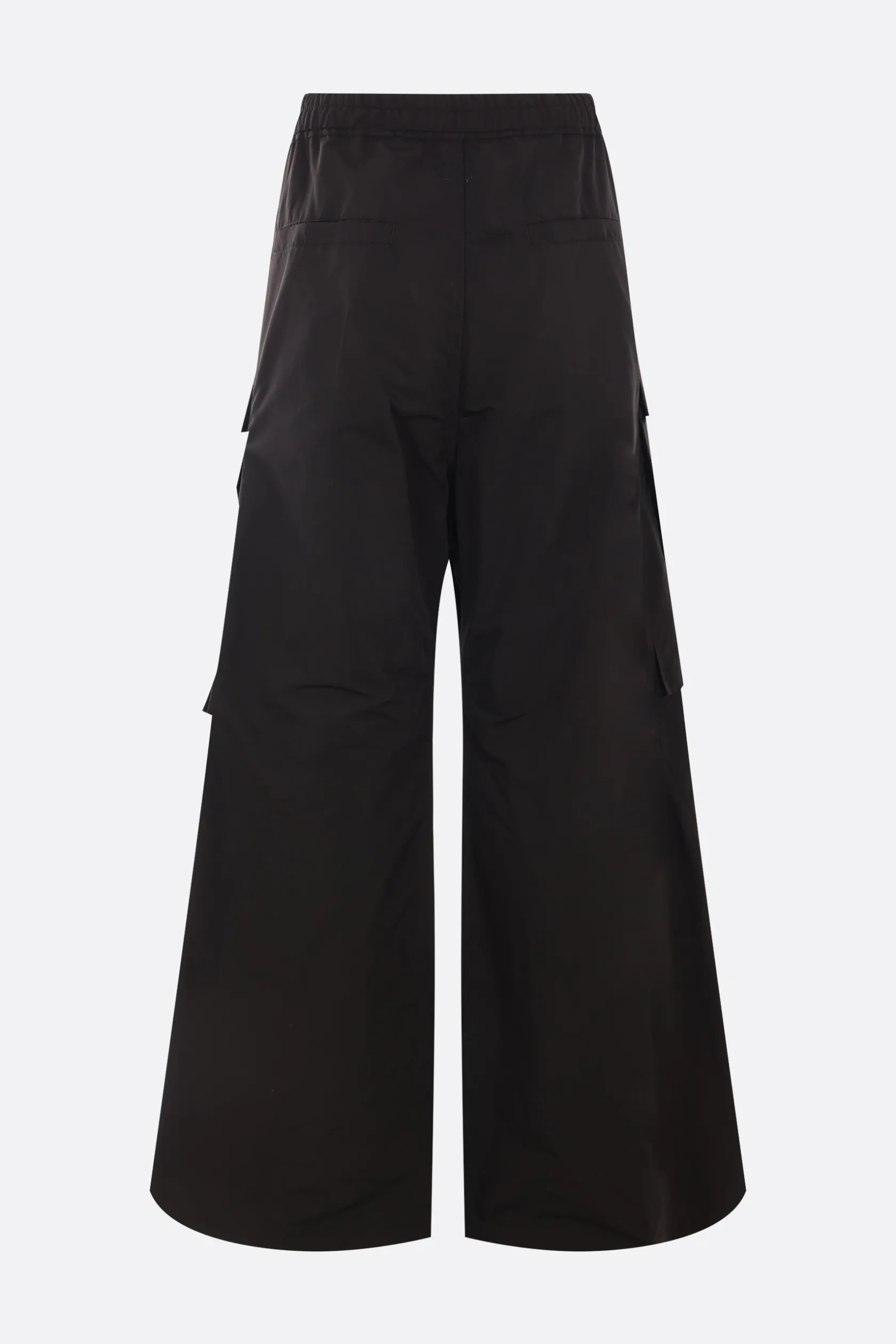 Pantaloni>RICK OWENS pantalone cargo Belas in nylon Nero