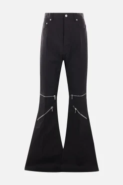 Jeans>RICK OWENS pantalone cargo Bolan in cotone stretch Nero