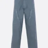 Pantaloni>C.P. COMPANY pantalone cargo in Flatt Nylon Blu
