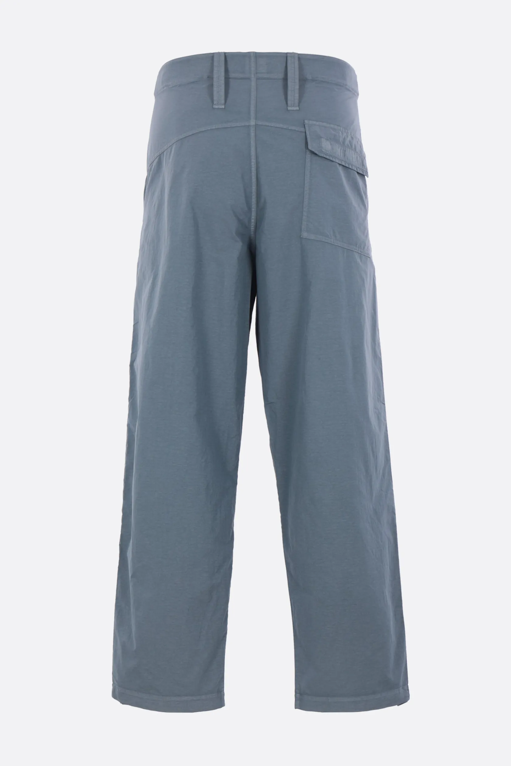 Pantaloni>C.P. COMPANY pantalone cargo in Flatt Nylon Blu