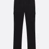 Pantaloni>MONCLER pantalone cargo in gabardine Nero