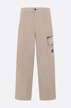 Pantaloni>C.P. COMPANY pantalone cargo in Microreps Neutro