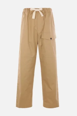 Pantaloni>DRIES VAN NOTEN pantalone cargo Pannoch in canvas Neutro
