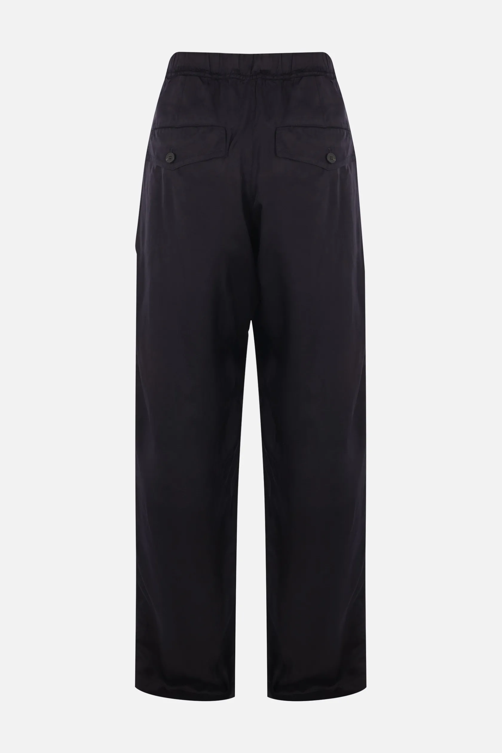 Pantaloni>DRIES VAN NOTEN pantalone cargo Pannoch in viscosa Blu