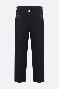 Pantaloni>THOM BROWNE pantalone chino in twill Blu