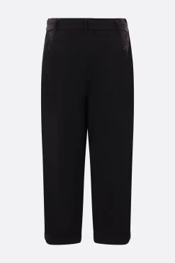 Pantaloni>YOHJI YAMAMOTO pantalone con pinces in gabardine Nero