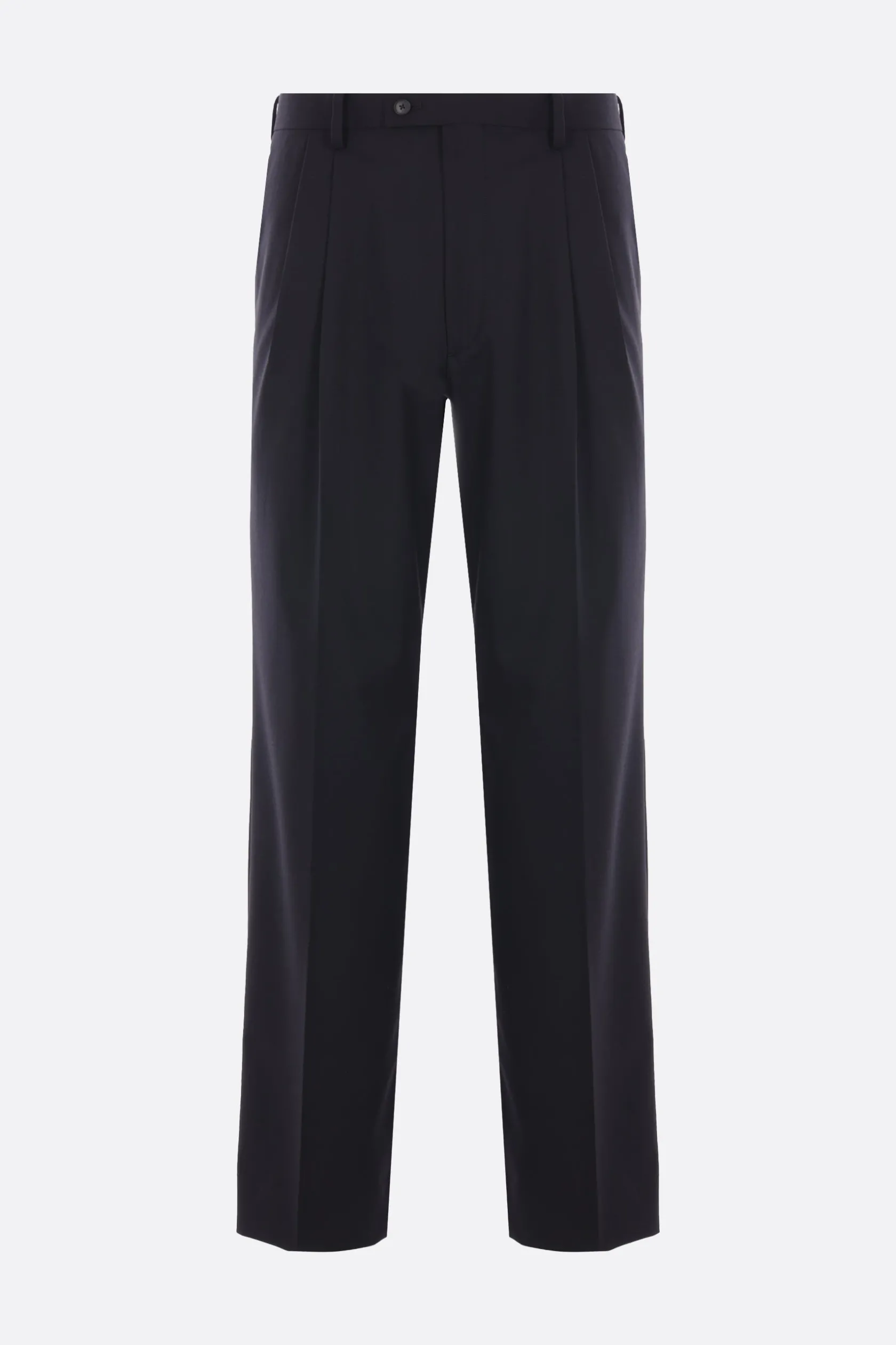 Pantaloni>AURALEE pantalone con pinces in lana Nero