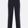 Pantaloni>AURALEE pantalone con pinces in lana mohair Blu