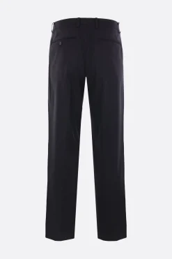 Pantaloni>AURALEE pantalone con pinces in lana Nero