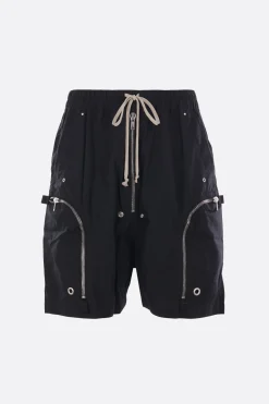Pantaloni>RICK OWENS DRKSHDW pantalone corto Bauhaus in tencel Nero
