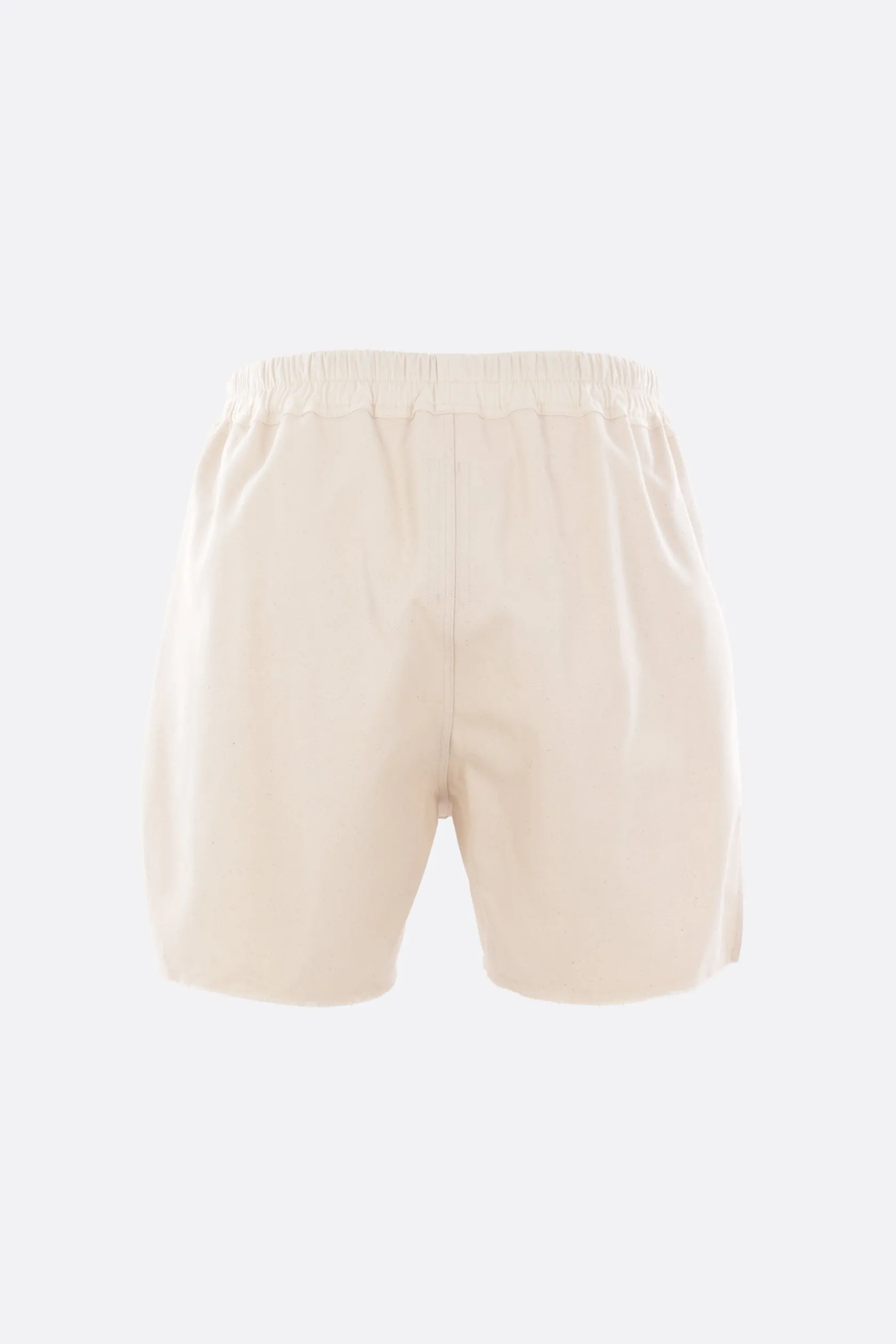 Pantaloni>RICK OWENS pantalone corto Boxers in canvas Neutro