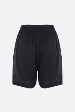 Pantaloni>RICK OWENS pantalone corto Boxers in raso Nero