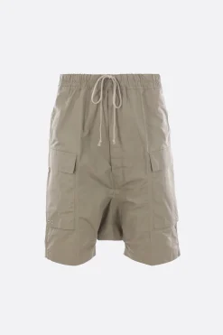 Pantaloni>RICK OWENS pantalone corto Cargo Pods in nylon Verde