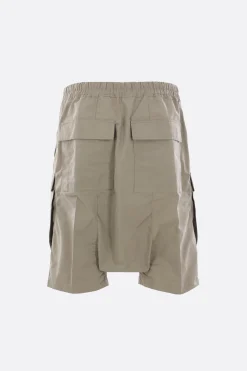 Pantaloni>RICK OWENS pantalone corto Cargo Pods in nylon Verde