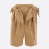 Pantaloni>ZOMER pantalone corto Clair in canvas Marrone