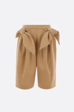 Pantaloni>ZOMER pantalone corto Clair in canvas Marrone