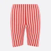 Pantaloni>DURAN LANTINK pantalone corto in jersey stretch a righe Rosso