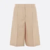 Pantaloni>ALBERTO BIANI pantalone corto in misto lino Neutro