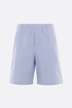 Pantaloni>META CAMPANIA COLLECTIVE pantalone corto Neil in cotone Oxford Blu