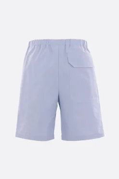 Pantaloni>META CAMPANIA COLLECTIVE pantalone corto Neil in cotone Oxford Blu