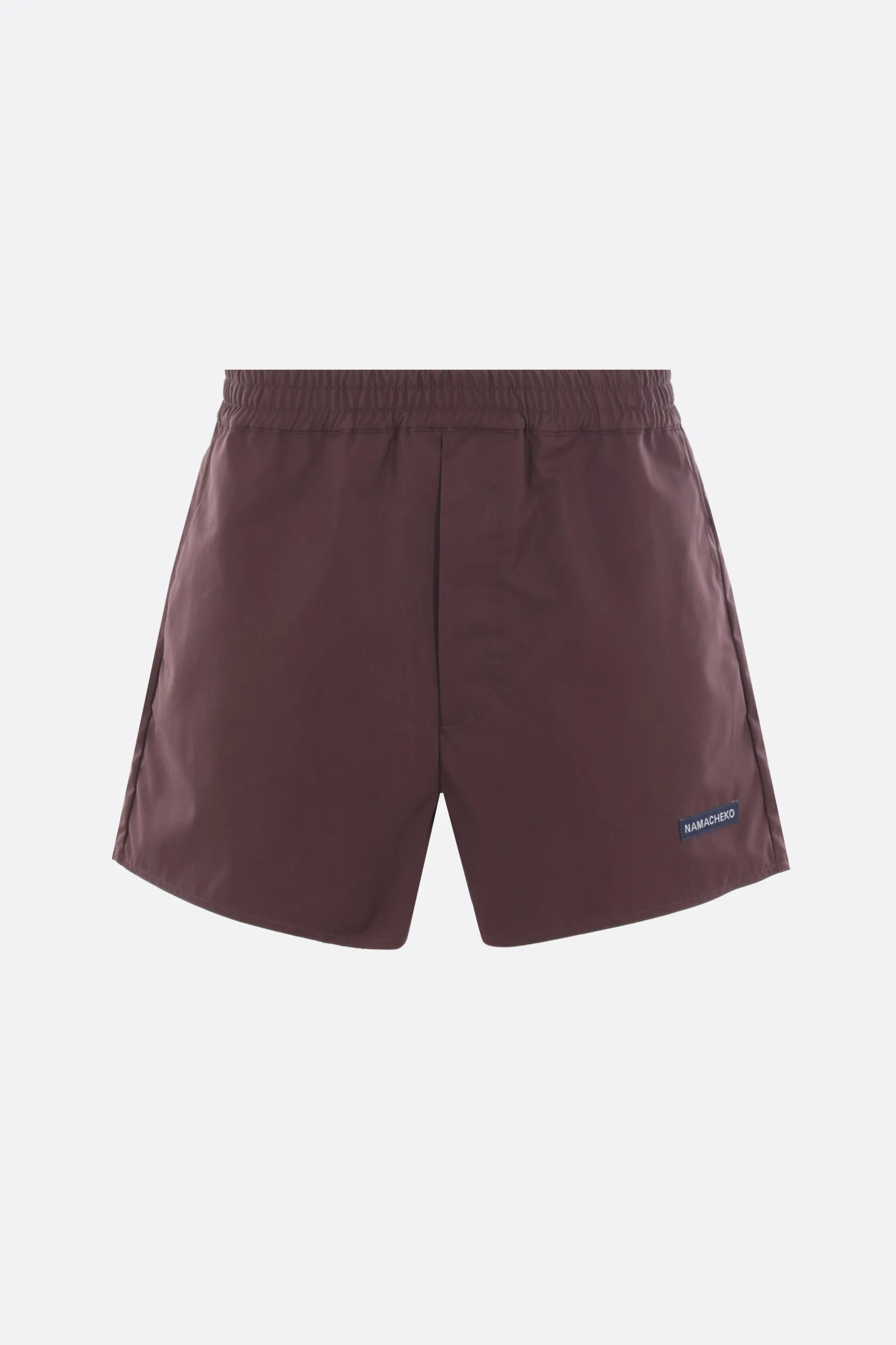 Pantaloni>NAMACHEKO pantalone corto Sports in popeline Marrone