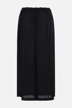 Pantaloni>COMME DES GARÇONS COMME des GARÇONS pantalone crop in jersey tecnico Nero