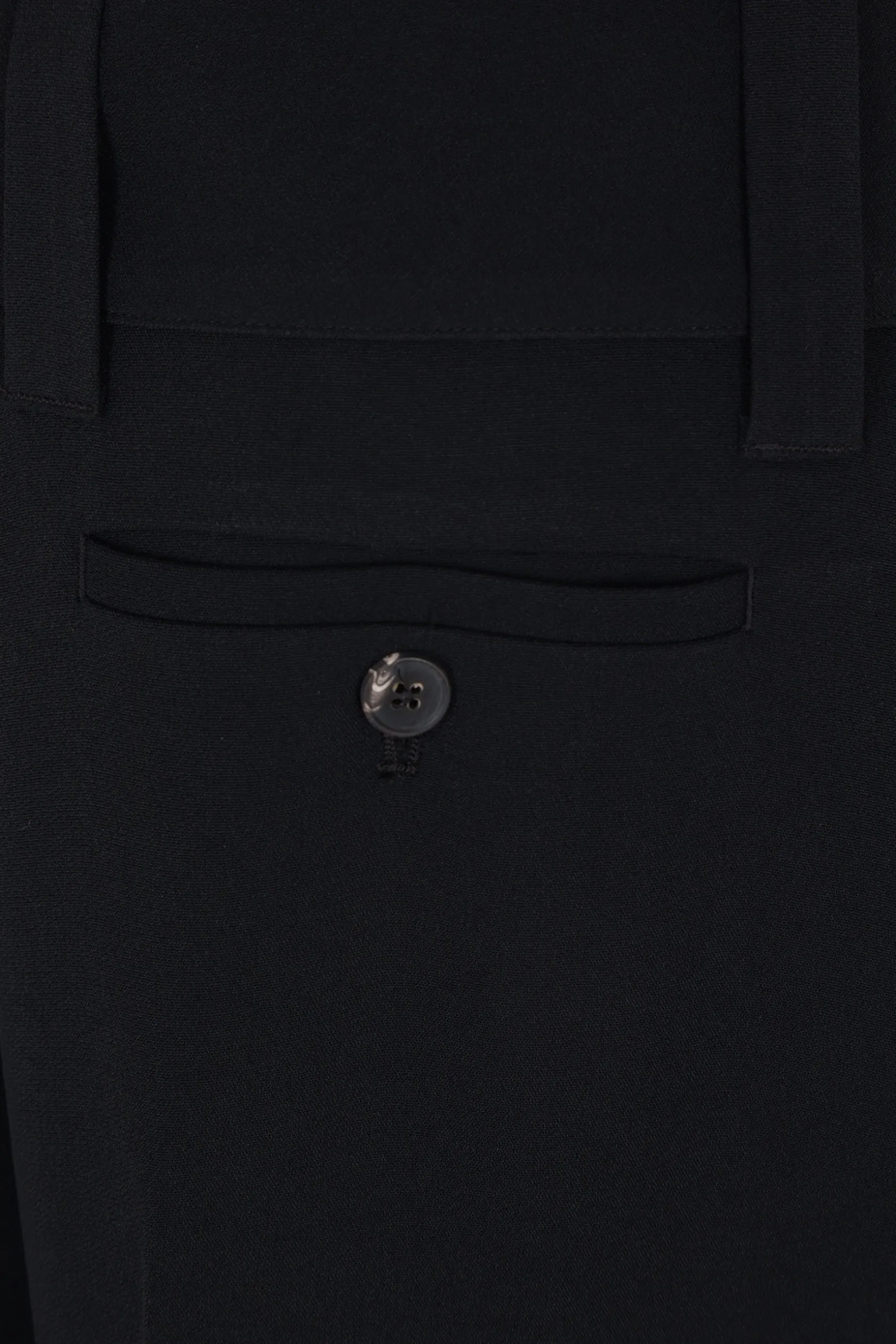 Pantaloni>10 CORSO COMO pantalone cropped a gamba larga in jersey Nero
