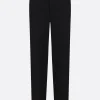Pantaloni>RICK OWENS pantalone cropped Astaires in lana Nero