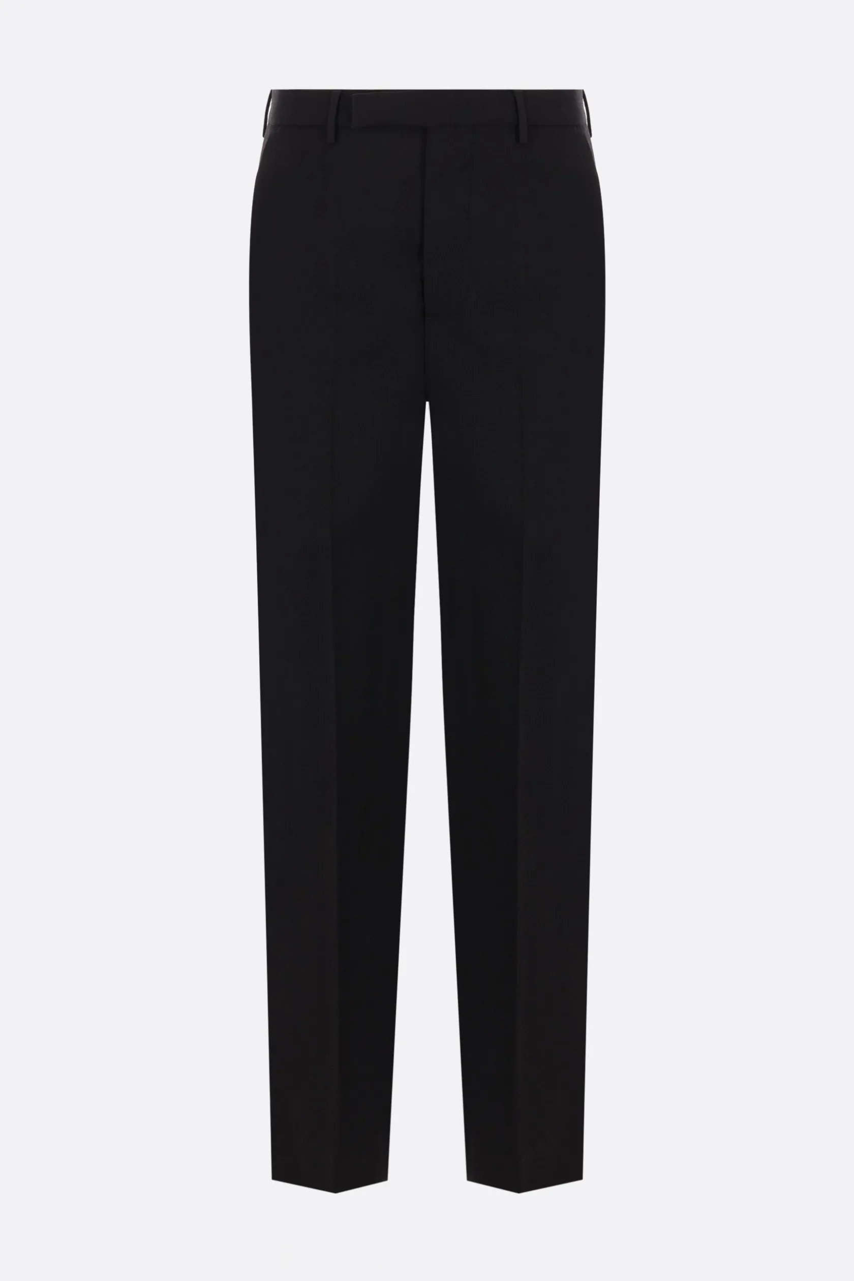 Pantaloni>RICK OWENS pantalone cropped Astaires in lana Nero