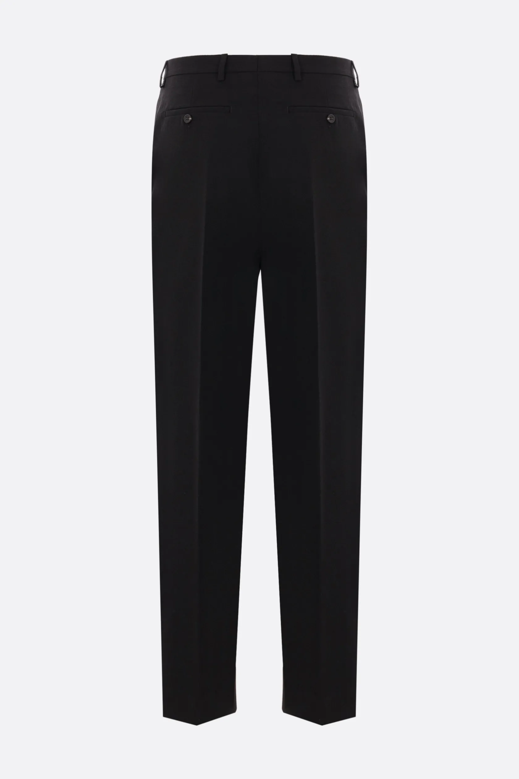 Pantaloni>RICK OWENS pantalone cropped Astaires in lana Nero
