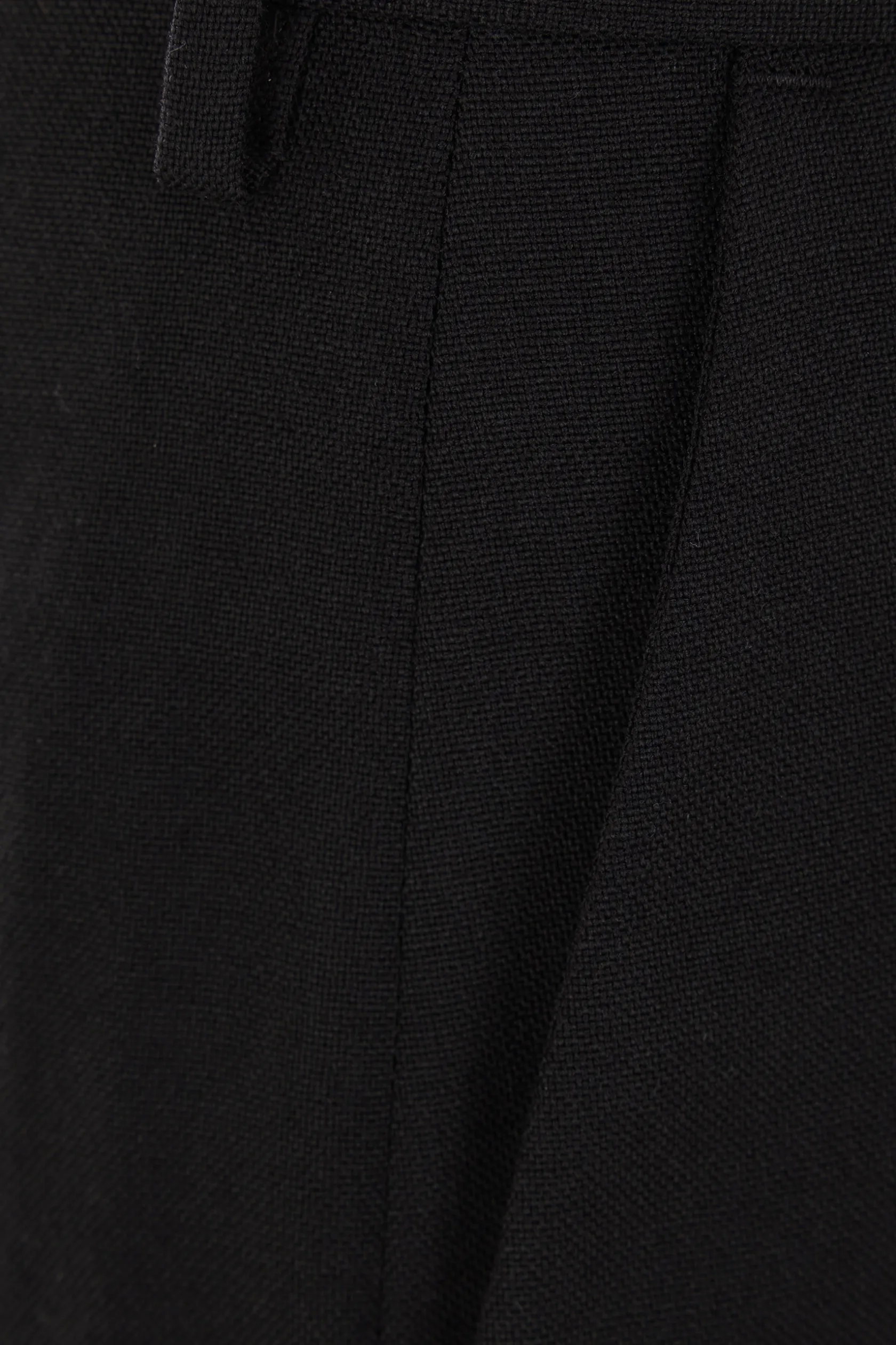 Pantaloni>RICK OWENS pantalone cropped Astaires in lana Nero
