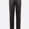 Pantaloni>ANN DEMEULEMEESTER pantalone cropped Espen in nappa Nero
