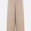 Pantaloni>LOEWE pantalone cropped in twill Neutro