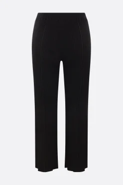 Pantaloni>CFCL pantalone cropped Soft Portrait in maglia a coste Nero