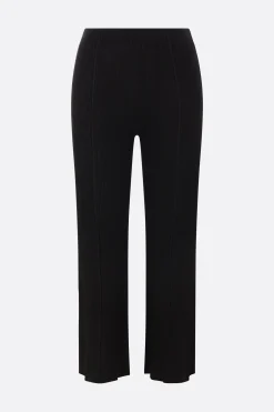 Pantaloni>CFCL pantalone cropped Soft Portrait in maglia a coste Nero
