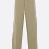 Pantaloni>VISVIM pantalone Ex Wide Chino in cotone Verde
