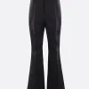 Pantaloni>RICK OWENS pantalone flare Dirt Bolan in lino Nero