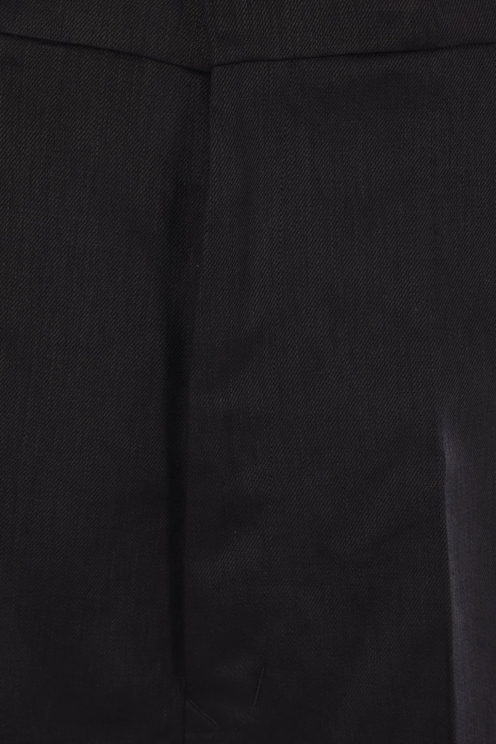 Pantaloni>RICK OWENS pantalone flare Dirt Bolan in lino Nero