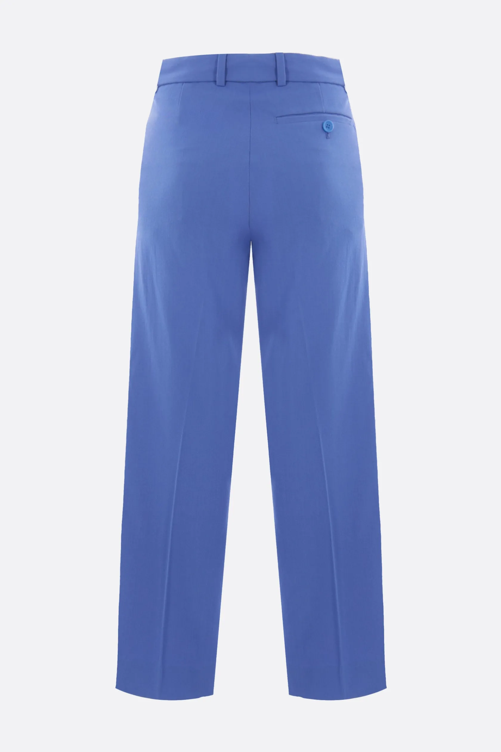 Pantaloni>META CAMPANIA COLLECTIVE pantalone Gilles in twill di lana Blu
