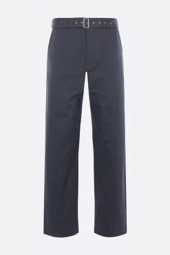 Pantaloni>MAISON KITSUNÉ pantalone in gabardine con cintura Grigio
