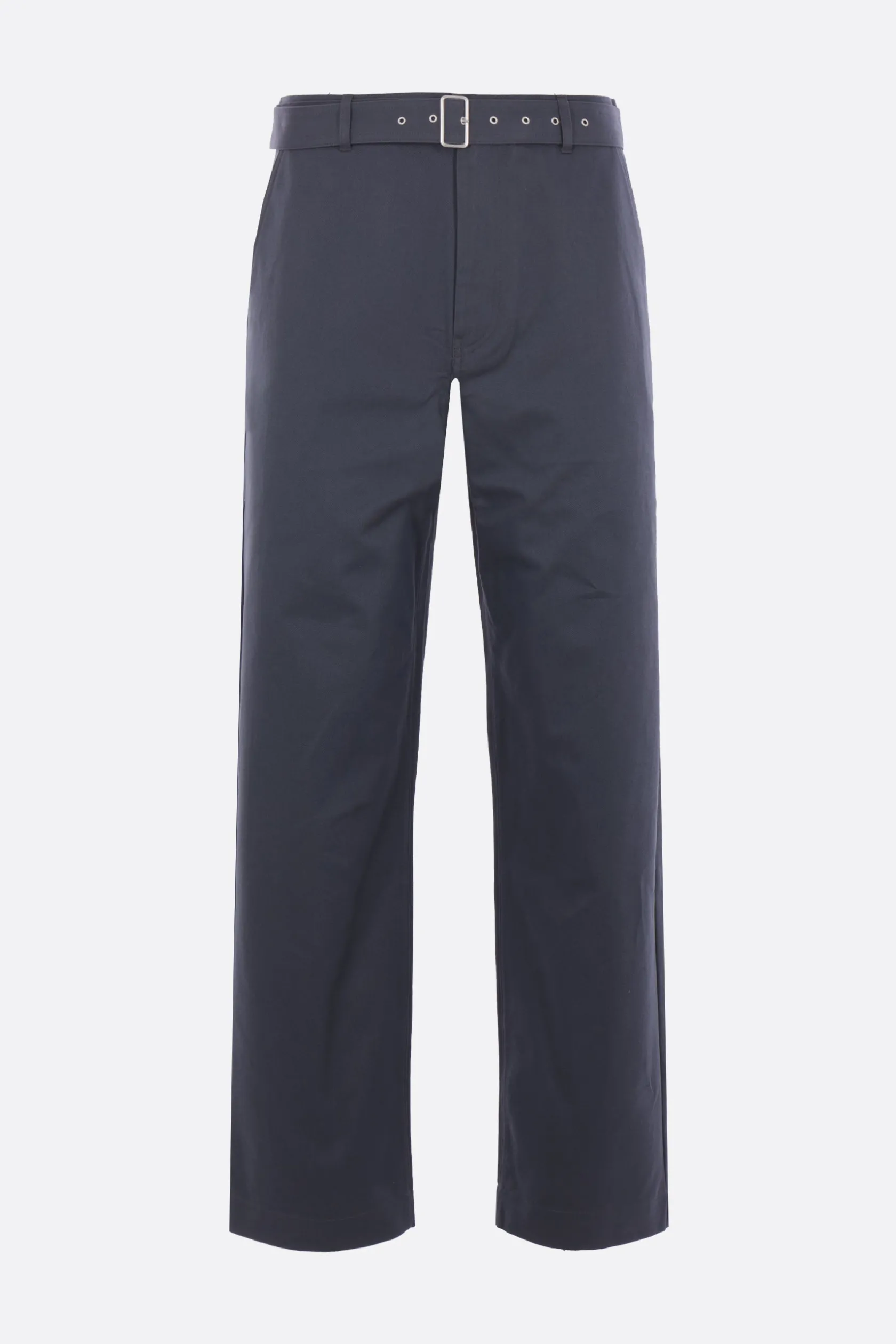Pantaloni>MAISON KITSUNÉ pantalone in gabardine con cintura Grigio