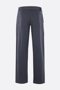 Pantaloni>MAISON KITSUNÉ pantalone in gabardine con cintura Grigio