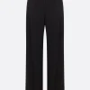 Pantaloni>LOEWE pantalone in lana con pinces Nero
