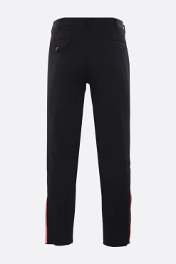 Pantaloni>COMME DES GARÇONS HOMME PLUS pantalone in lana con zip Nero