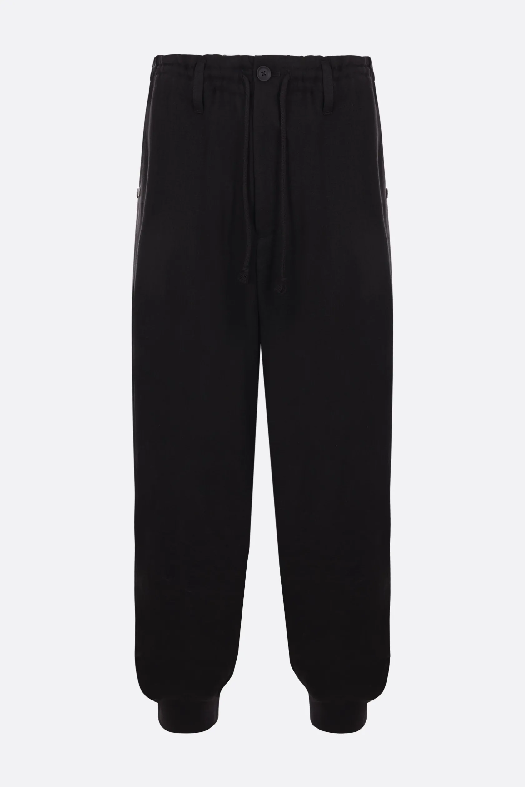 Pantaloni>YOHJI YAMAMOTO pantalone in lino Nero