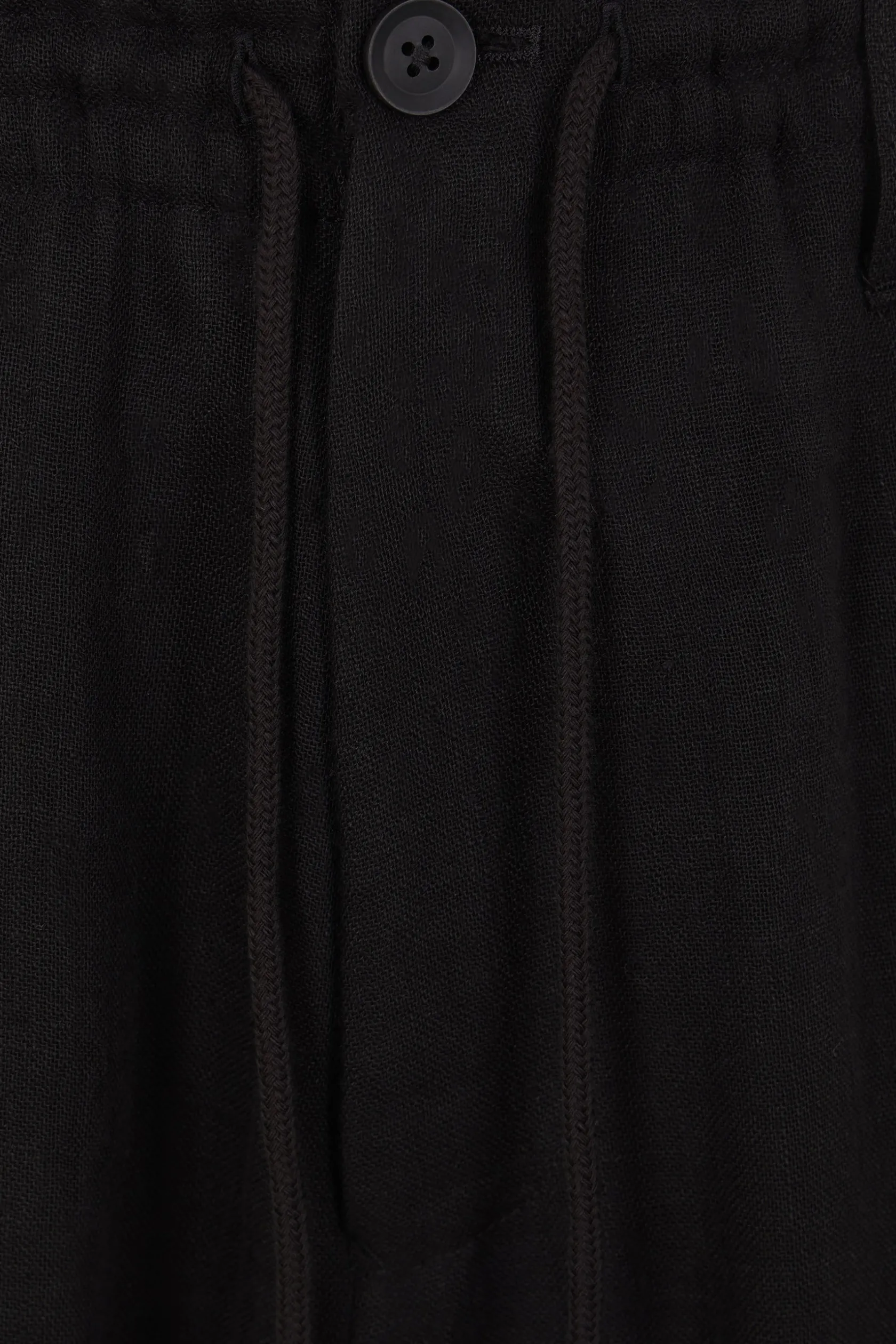 Pantaloni>YOHJI YAMAMOTO pantalone in lino Nero