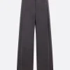 Pantaloni>LEMAIRE pantalone in misto seta con cintura Grigio