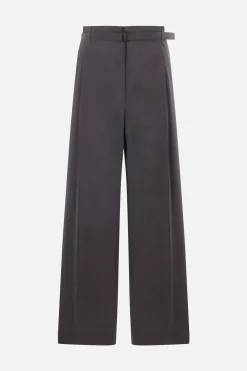 Pantaloni>LEMAIRE pantalone in misto seta con cintura Grigio